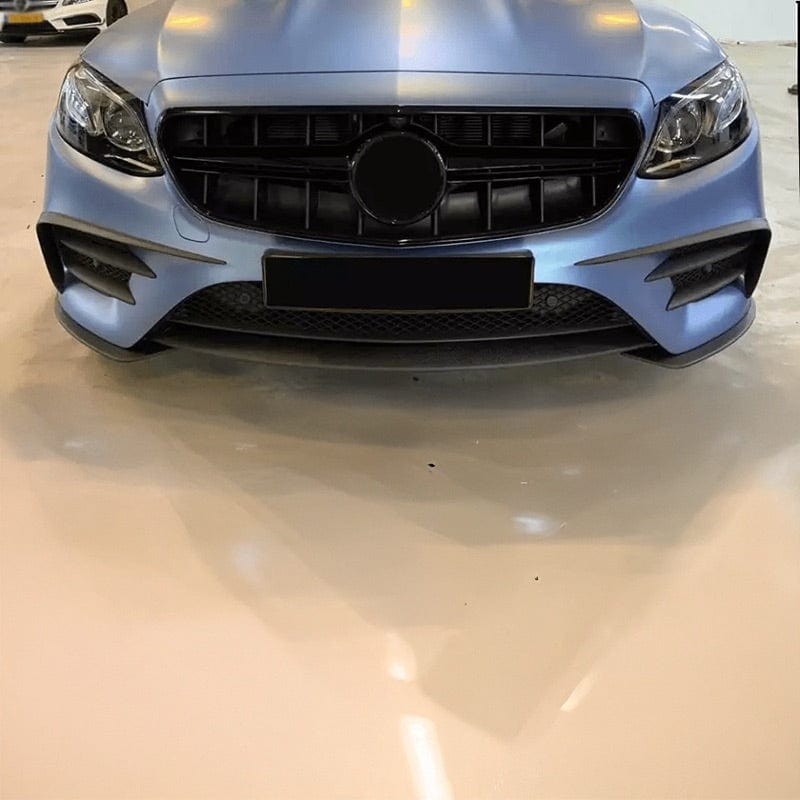 OEM+ Style Carbon Fiber Front Bumper Vent Trims for Mercedes E
