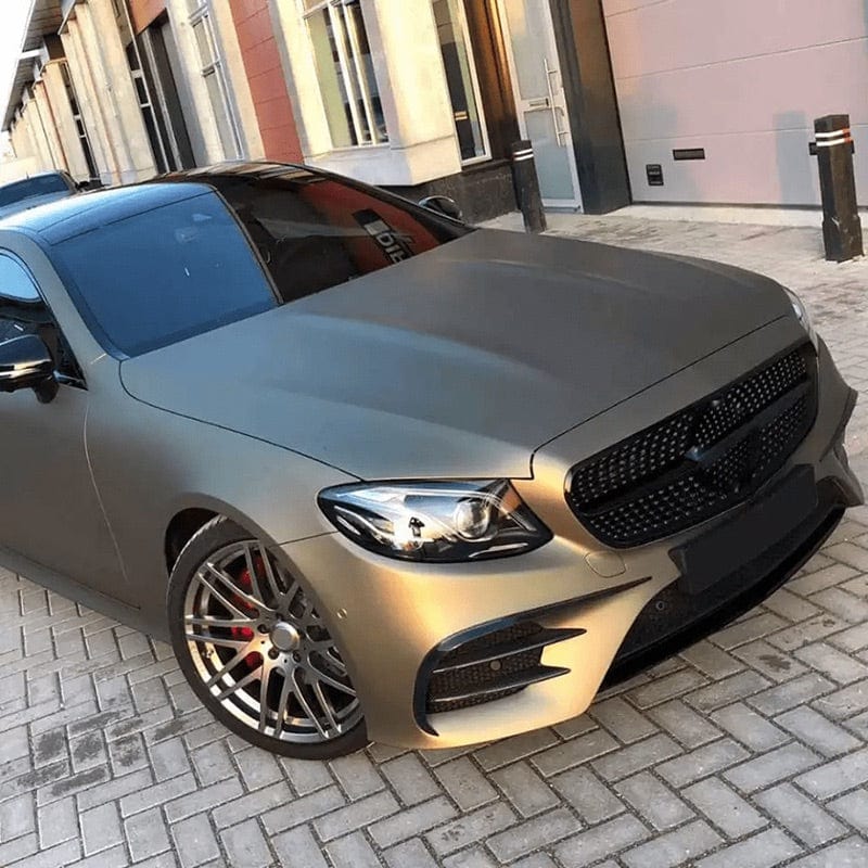 Mercedes Benz E-Class/E43 (W213/C238/A238) OEM+ Style Carbon Fiber Front Bumper Vent Trims - Twenty Two Tuning Front Canards/Bumper Inserts