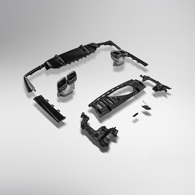 Mercedes Benz E-Class/E53 (W213) E63 Facelift Future Design Carbon Fibre Rear Diffuser Conversion Kit - Future Design Rear Diffuser