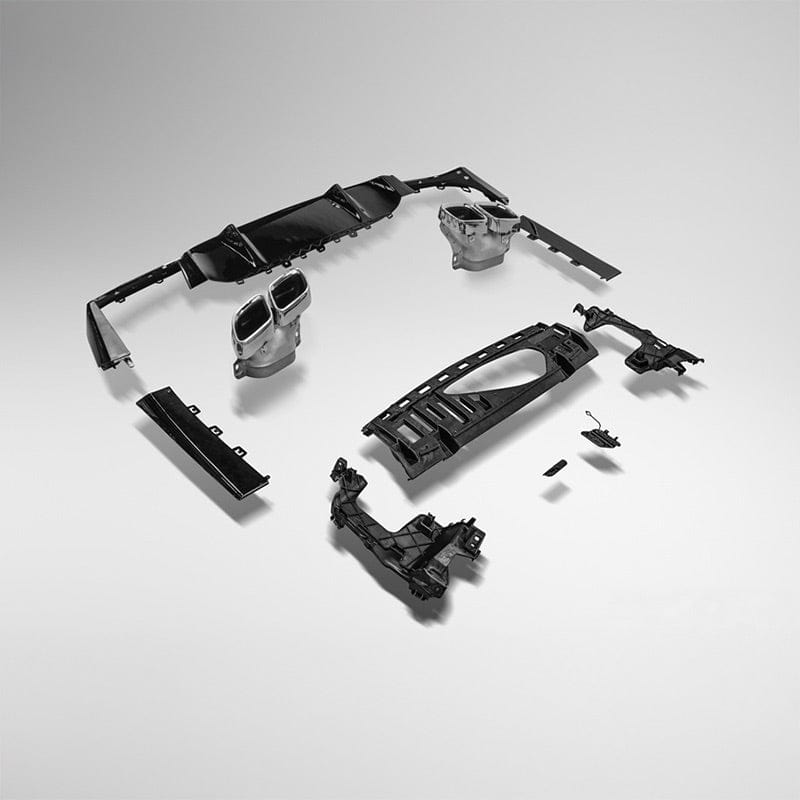 Mercedes Benz E-Class/E53 (W213) E63 Facelift Future Design Carbon Fibre Rear Diffuser Conversion Kit - Future Design Rear Diffuser