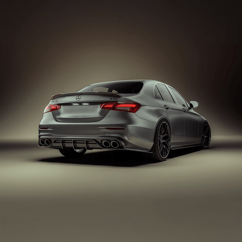 Mercedes Benz E-Class/E53 (W213) Facelift Future Design Style Carbon Fibre Rear Diffuser - Twenty Two Tuning Rear Diffuser