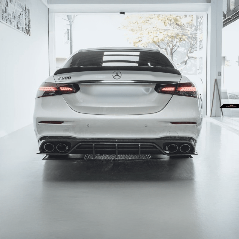 Mercedes Benz E-Class/E53 (W213) Facelift Future Design Style Carbon Fibre Rear Diffuser - Twenty Two Tuning Rear Diffuser