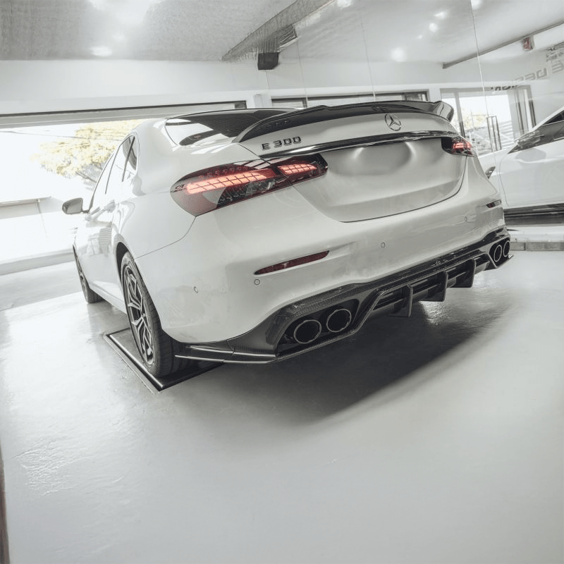 Mercedes Benz E-Class/E53 (W213) Facelift Future Design Style Carbon Fibre Rear Diffuser - Twenty Two Tuning Rear Diffuser