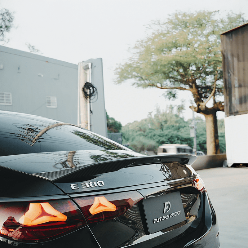 Mercedes Benz E-Class/E53e (W214) Future Design Carbon Fiber Rear Spoiler - Future Design Official Rear Spoiler