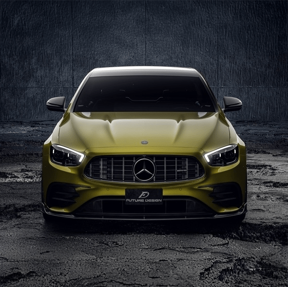 Mercedes Benz E-Class (W213) Facelift Future Design Carbon Fibre Front Lip - Future Design Front Lip