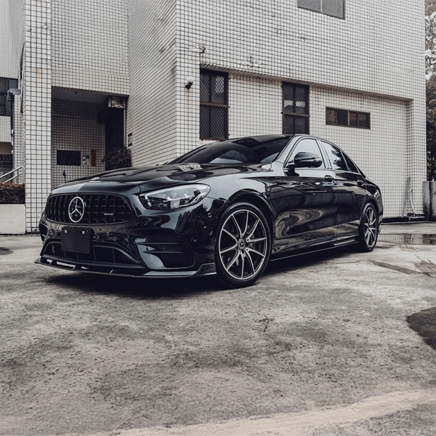 Mercedes Benz E-Class (W213) Facelift Future Design Carbon Fibre Front Lip - Future Design Front Lip