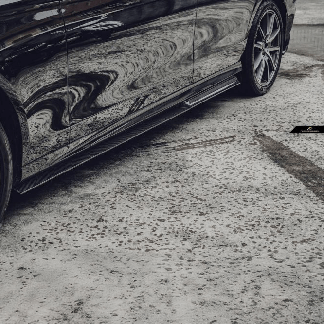Mercedes Benz E53 (W213) Facelift Future Design Carbon Fibre Side Skirts - Future Design Side Skirts