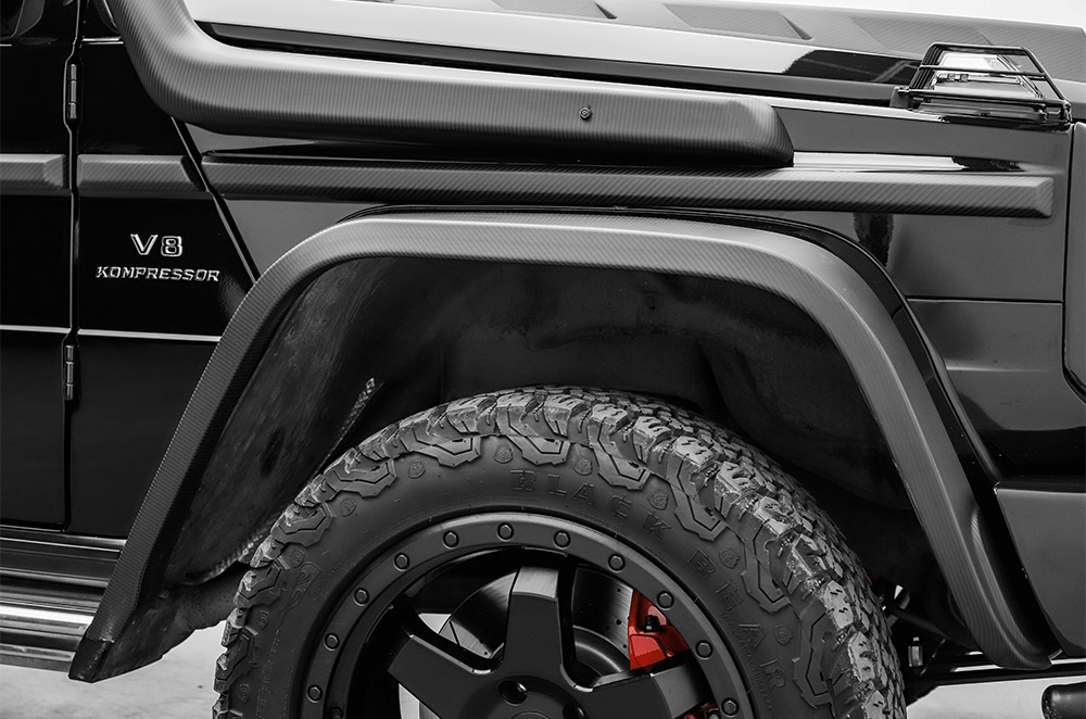 Mercedes Benz G-Class (W463) TI Mech Style Fender Trims - Twenty Two Tuning Front Grille