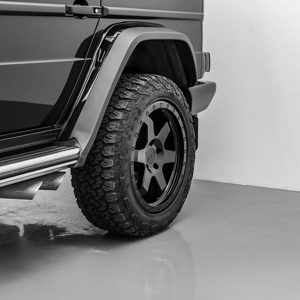 Mercedes Benz G-Class (W463) TI Mech Style Fender Trims - Twenty Two Tuning Front Grille