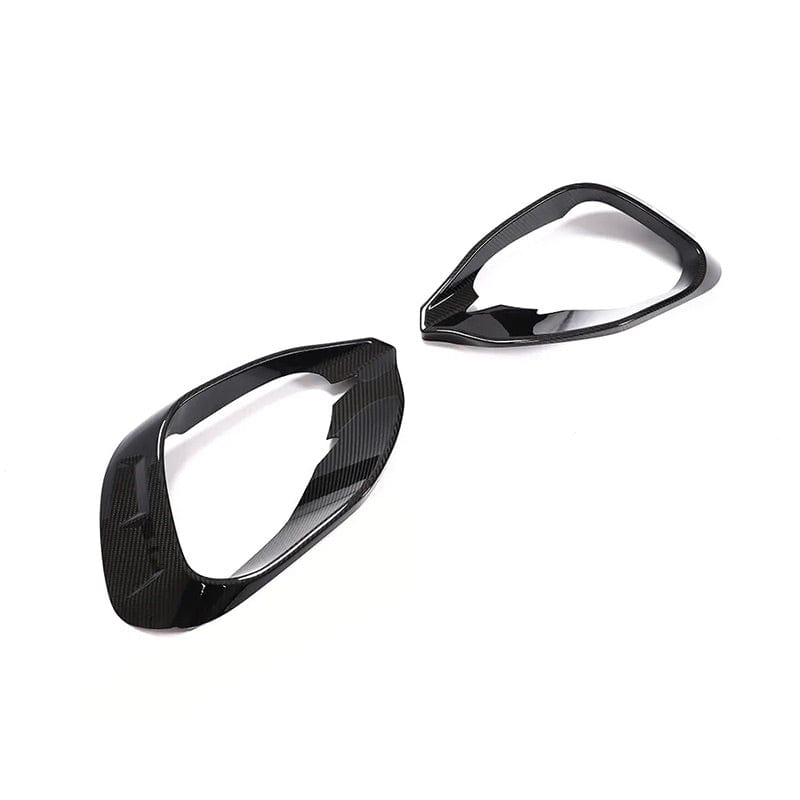 Mercedes Benz GLA-Class/GLA35 (H247) AMG Style Carbon Fibre Front Fog Trims - Twenty Two Tuning Front Canards/Bumper Inserts