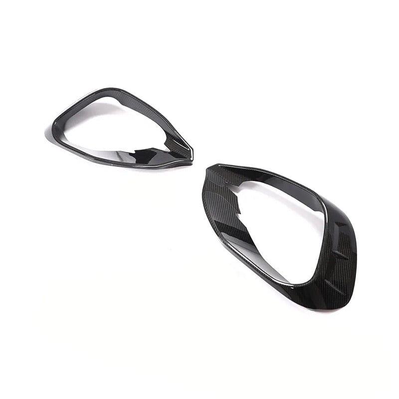 Mercedes Benz GLA-Class/GLA35 (H247) AMG Style Carbon Fibre Front Fog Trims - Twenty Two Tuning Front Canards/Bumper Inserts