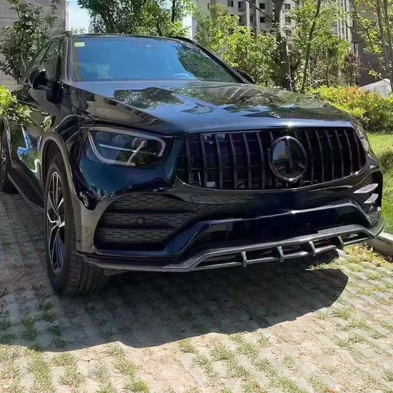 Mercedes Benz GLC Class/GLC43 (W253/C253) AMG Style Carbon Fiber Front Lip Spoiler - Twenty Two Tuning Front Bumper