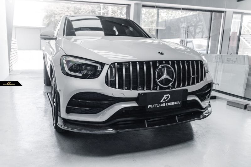 Mercedes Benz GLC-Class (W253/C253) Future Design Carbon Fibre Front Lip Spoiler - Future Design Front Lip
