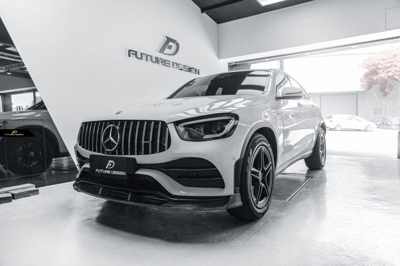 Mercedes Benz GLC-Class (W253/C253) Future Design Carbon Fibre Front Lip Spoiler - Future Design Front Lip