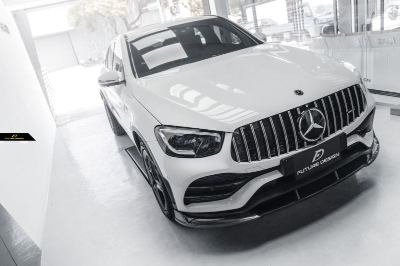 Mercedes Benz GLC-Class (W253/C253) Future Design Carbon Fibre Front Lip Spoiler - Future Design Front Lip
