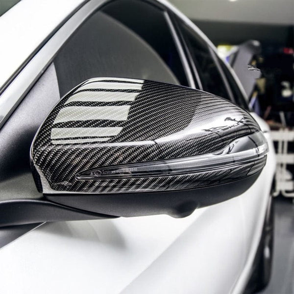 Mercedes-Benz  carbon Fiber サングラス OEM+ Replacement Carbon Fiber Mirror Covers for Mercedes GLC43