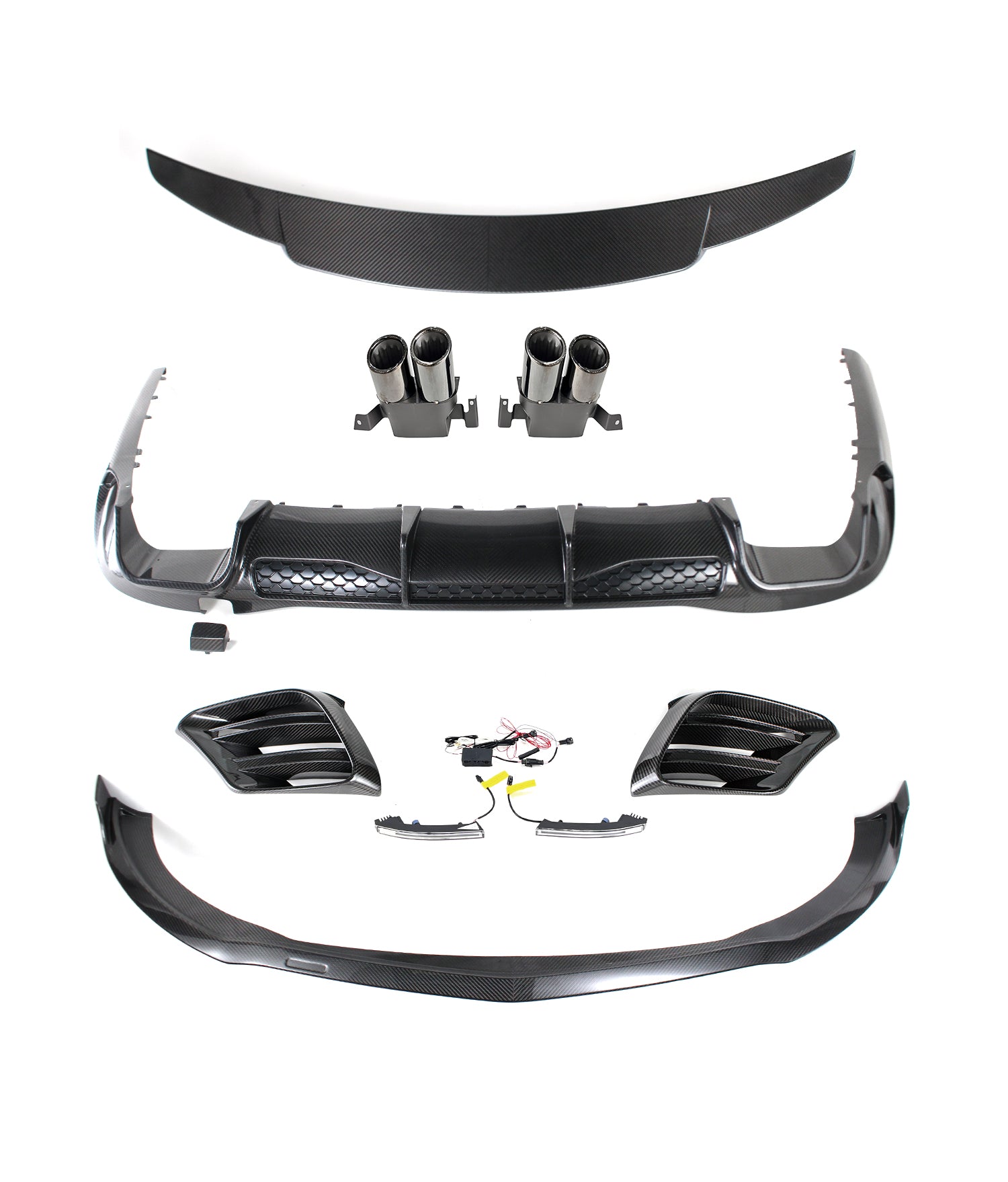 Mercedes Benz S-Class (W223) BRABUS Style Carbon Fibre Kit - Twenty Two Tuning Full Styling Kit