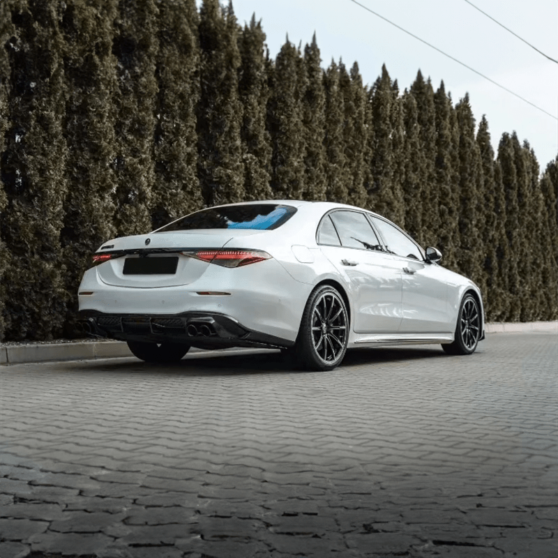 Mercedes Benz S-Class (W223) BRABUS Style Carbon Fibre Rear Diffuser Kit - Twenty Two Tuning Rear Diffuser