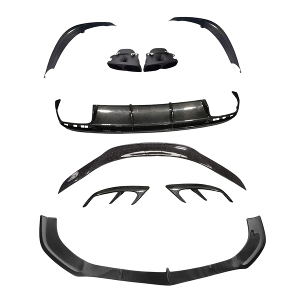 Mercedes Benz S63/S65 (C217) Pre-Facelift BRABUS Style Carbon Fiber Styling Kit - Twenty Two Tuning Full Styling Kit