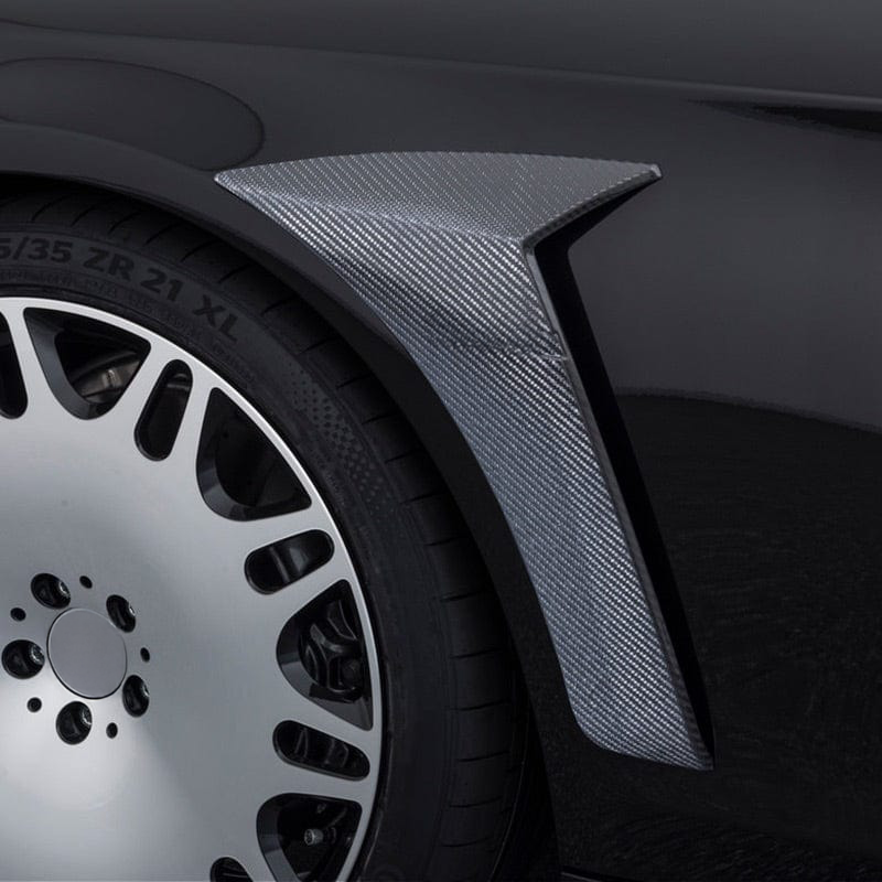 BSV1 850 Carbon Fiber Front Fender Trims Compatible With Mercedes S63 (W222)