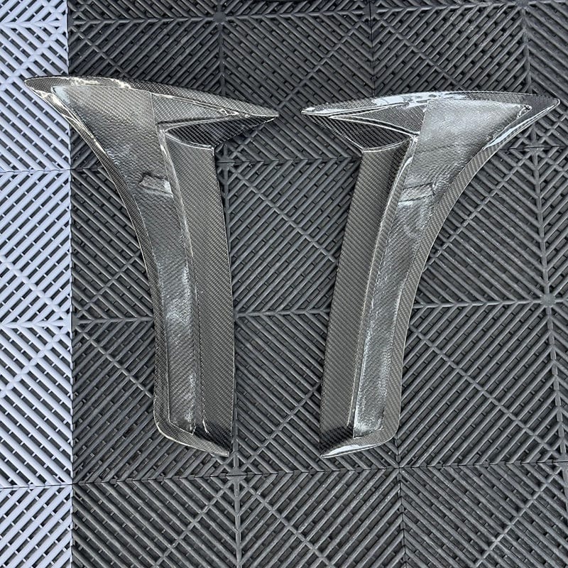 Mercedes Benz S63 (W222) BRABUS B700 Style Carbon Fibre Front Fender Trims - Twenty Two Tuning Fender Trims