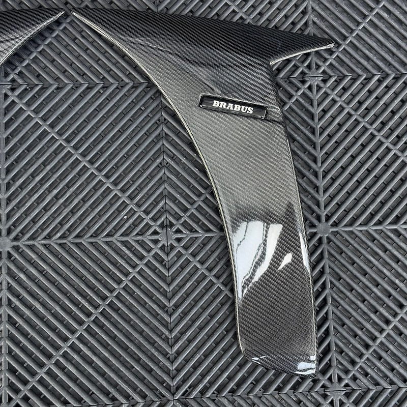 Mercedes Benz S63 (W222) BRABUS B700 Style Carbon Fibre Front Fender Trims - Twenty Two Tuning Fender Trims