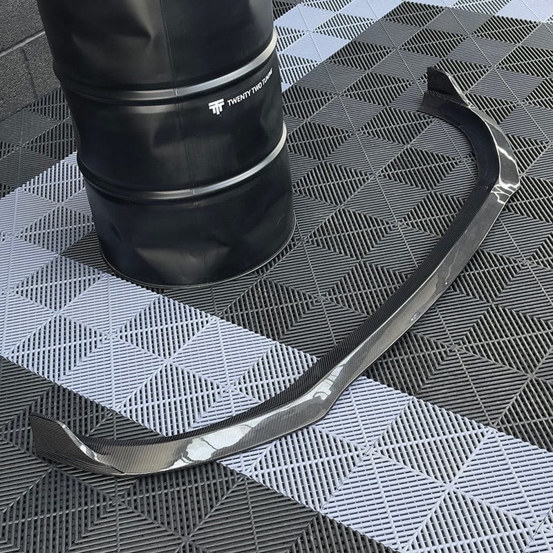 Mercedes Benz S63 (W222) BRABUS Style Carbon Fibre Front Lip Spoiler - Twenty Two Tuning Front Lip