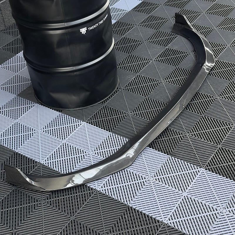 Mercedes Benz S63 (W222) BRABUS Style Carbon Fibre Front Lip Spoiler - Twenty Two Tuning Front Lip