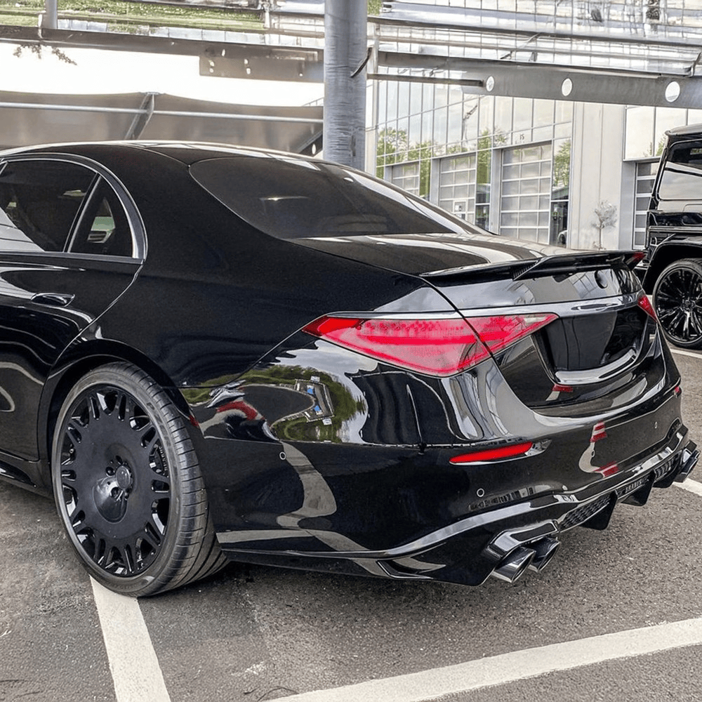 Mercedes Benz S63 (W223/V223) BRABUS Style Carbon Fiber Rear Spoiler - Twenty Two Tuning Full Styling Kit