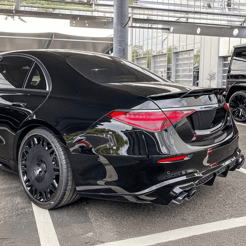 Mercedes Benz S63 (W223/V223) BRABUS Style Carbon Fiber Rear Spoiler - Twenty Two Tuning Full Styling Kit