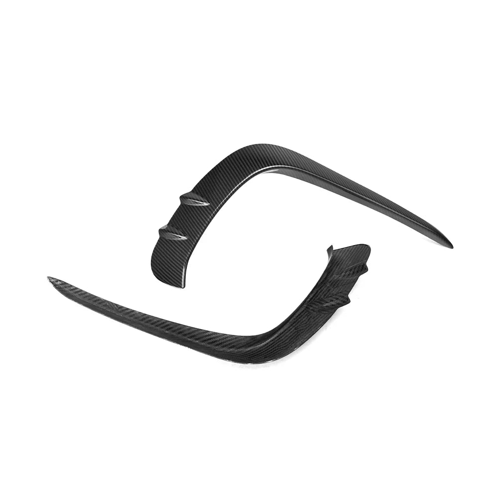 Mercedes CLE53 (C236/A236) SOOQOO Carbon Fiber Front Bumper Inserts - SOOQOO Official Front Canards/Bumper Inserts