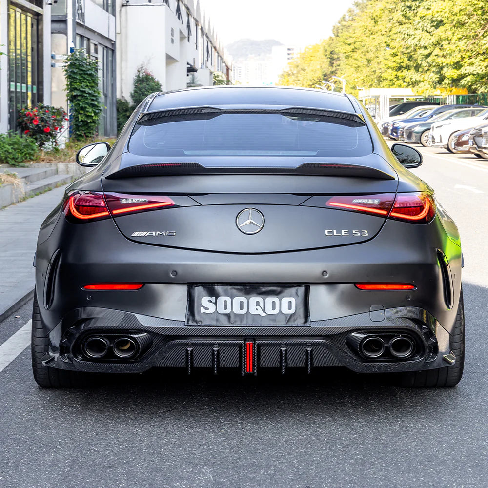 Mercedes CLE53 (C236/A236) SOOQOO Carbon Fiber Rear Diffuser - SOOQOO Official Rear Diffuser