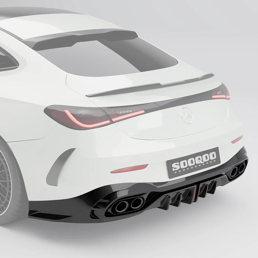 Mercedes CLE53 (C236/A236) SOOQOO Carbon Fiber Rear Diffuser - SOOQOO Official Rear Diffuser