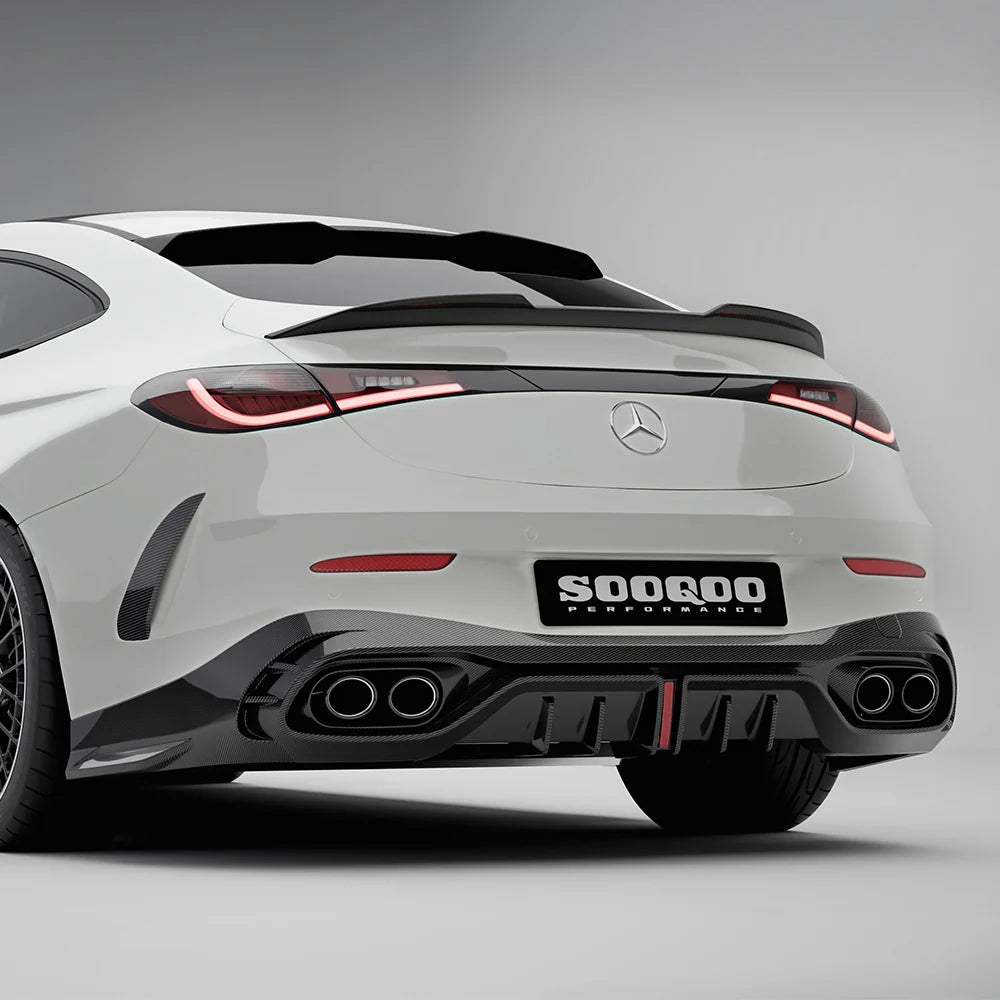 Mercedes CLE53 (C236/A236) SOOQOO Carbon Fiber Rear Diffuser - SOOQOO Official Rear Diffuser
