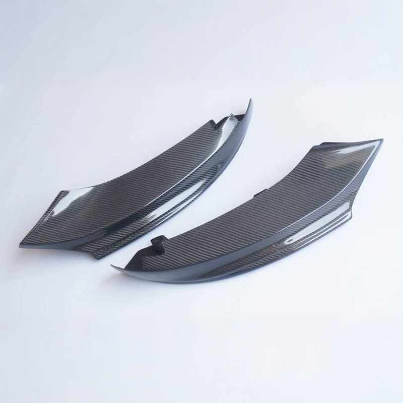 MP Style Carbon Fibre Front Splitters - Compatible with BMW 4 Series (F32/F33/F36) - Twenty Two Tuning Front Bumper