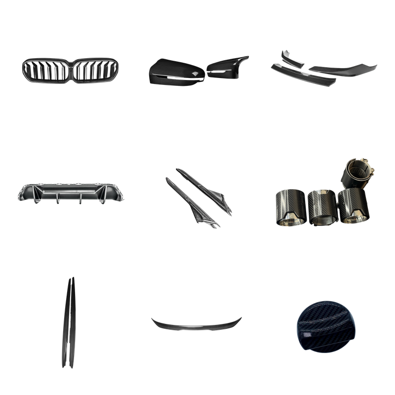MP Style Full Carbon Fiber Body Kit Compatible with BMW M5 (F90N) LCI - Twenty Two Tuning Full Kit