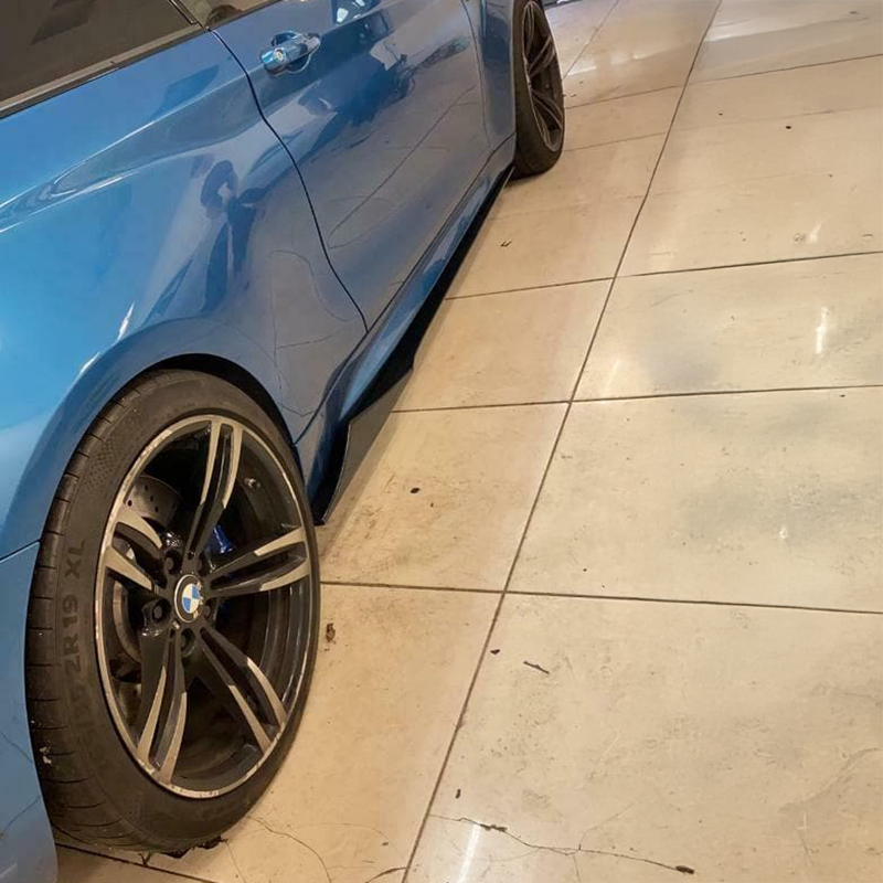MTC Style Carbon Fibre Side Skirts - Compatible with BMW M2/M2C (F87) - Twenty Two Tuning Side Skirts