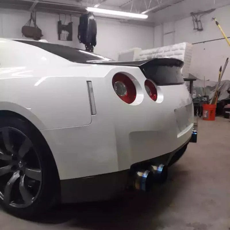 Nissan GTR (R35) Pre-Facelift OEM+ Carbon Fiber Rear Trunk/Boot - Twenty Two Tuning Trunk/Boot Complete