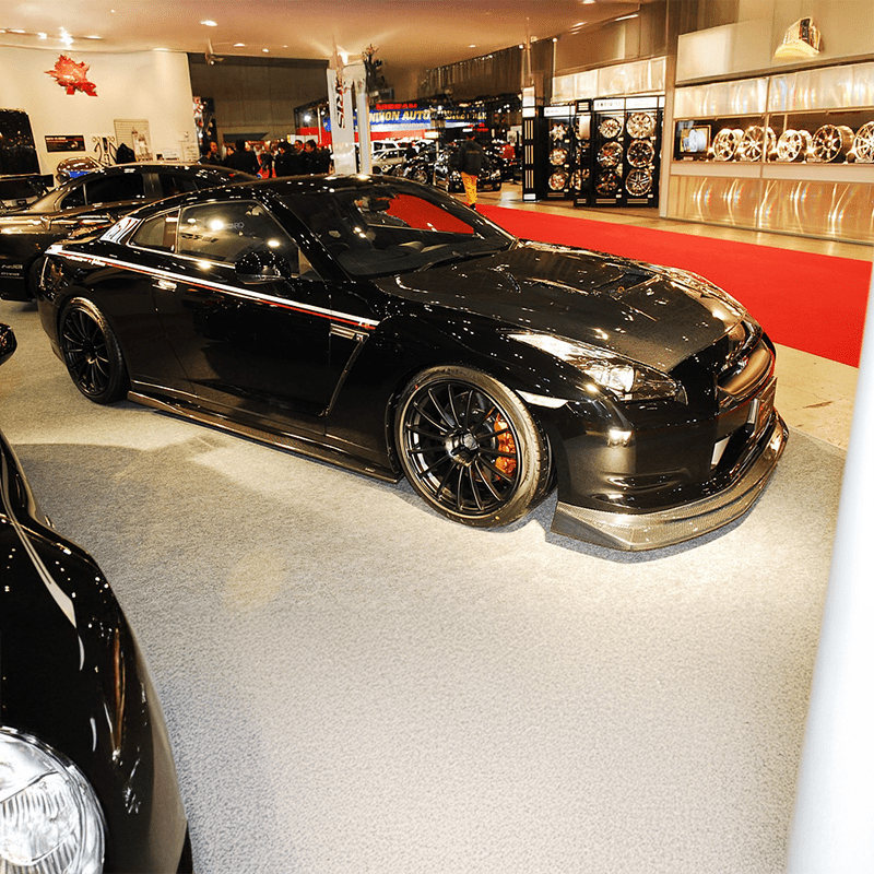 Nissan GTR (R35) Pre-Facelift Varis Style Carbon Fibre Front Lip - Twenty Two Tuning Front Lip