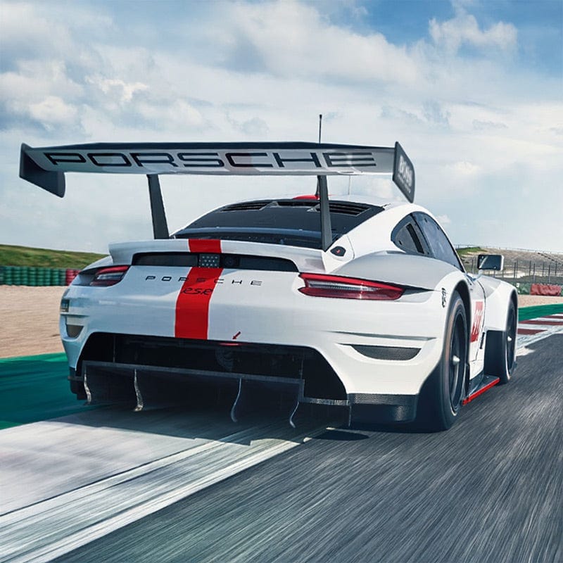 Porsche Carrera 911 (991/991.1) RSR Style Carbon Fiber Rear Wing Spoiler Kit - Twenty Two Tuning Rear Spoiler