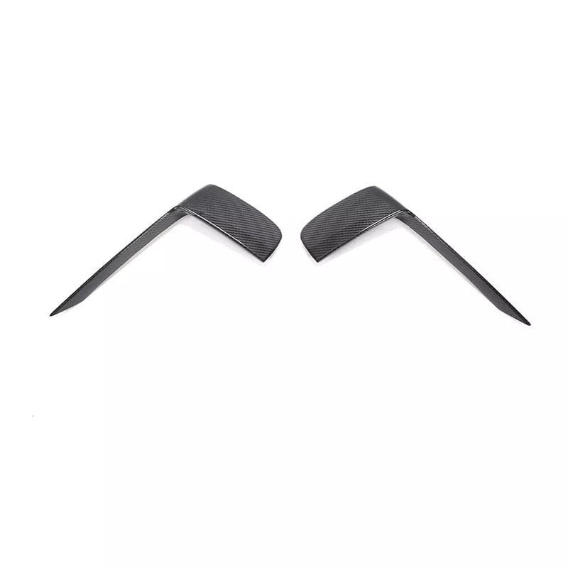 Porsche Carrera 911 GT3 RS (991.2) OEM+ Style Carbon Fiber Front Bumper Trims - Twenty Two Tuning Front Canards/Bumper Inserts