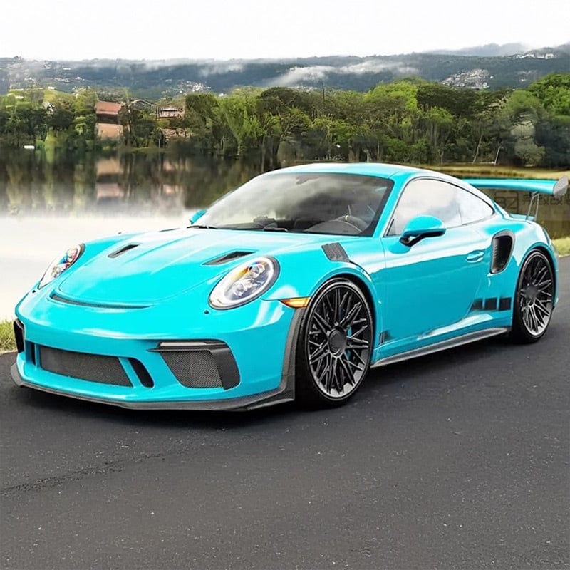 Porsche Carrera 911 GT3 RS (991.2) OEM+ Style Carbon Fiber Front Bumper Trims - Twenty Two Tuning Front Canards/Bumper Inserts