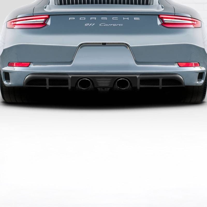 Porsche Carrera 911 GTS (991.2) OEM+ Style Carbon Fiber Rear Diffuser - Twenty Two Tuning Rear Canards