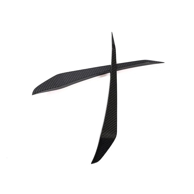 Porsche Carrera 911 Turbo (991.1) RS Style Carbon Fiber Front Bumper Canards - Twenty Two Tuning Front Canards/Bumper Inserts