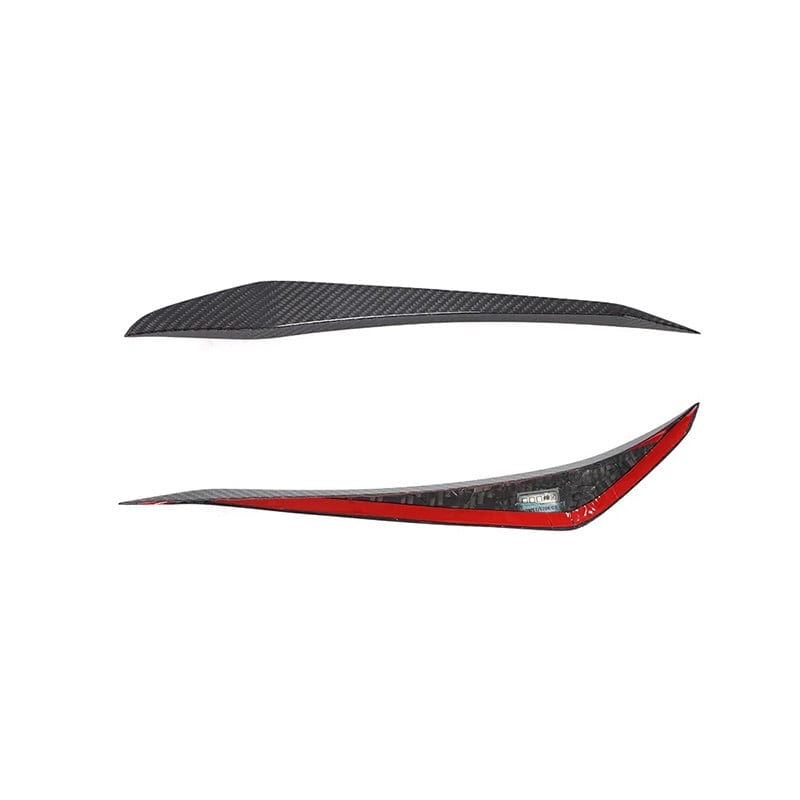 Porsche Carrera 911 Turbo (991.1) RS Style Carbon Fiber Front Bumper Canards - Twenty Two Tuning Front Canards/Bumper Inserts