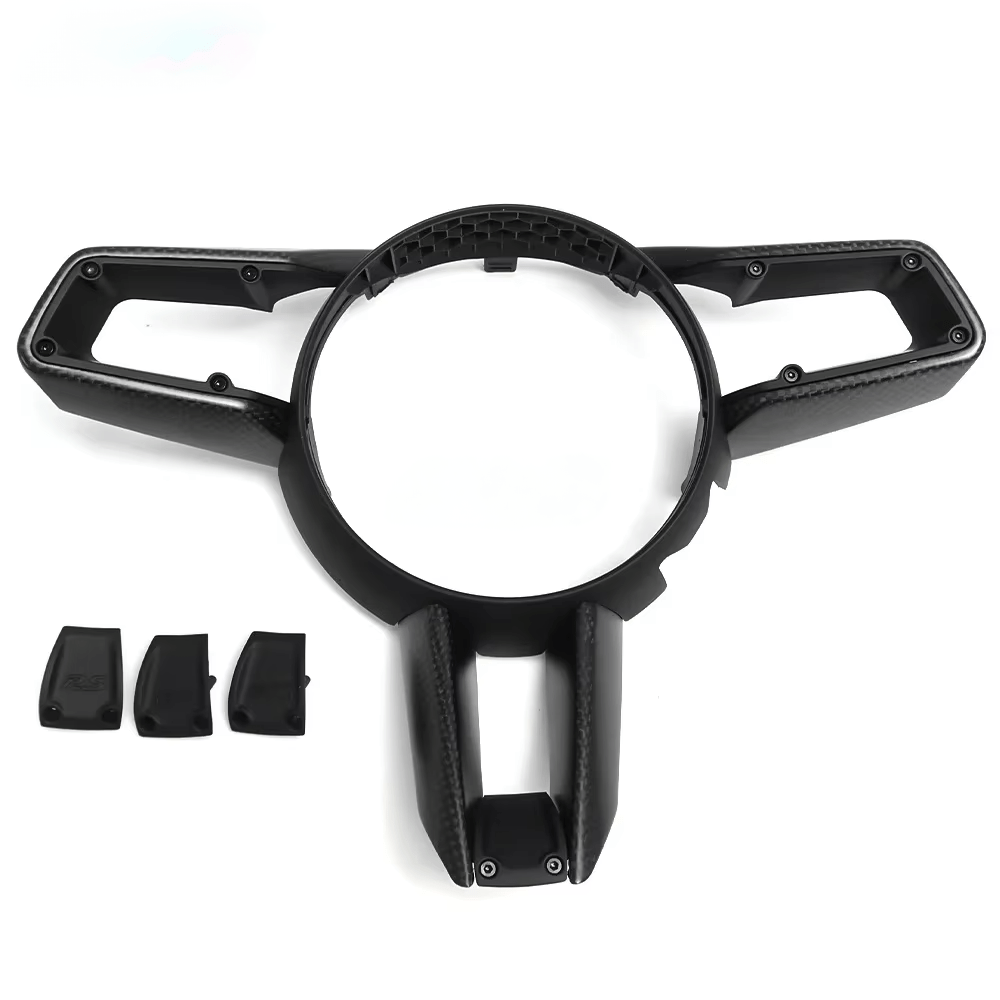Porsche Carrera (992.1/911) OEM+ Carbon Fibre Steering Wheel Trim - Twenty Two Tuning Interior Parts & Accessories