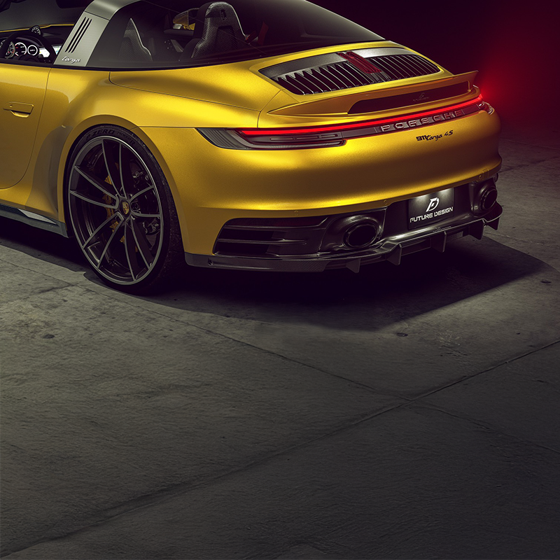 Porsche Carrera/Targa/Convertible 911 (992.1) Future Design Rear Ducktail Spoiler - Future Design Official Rear Spoiler