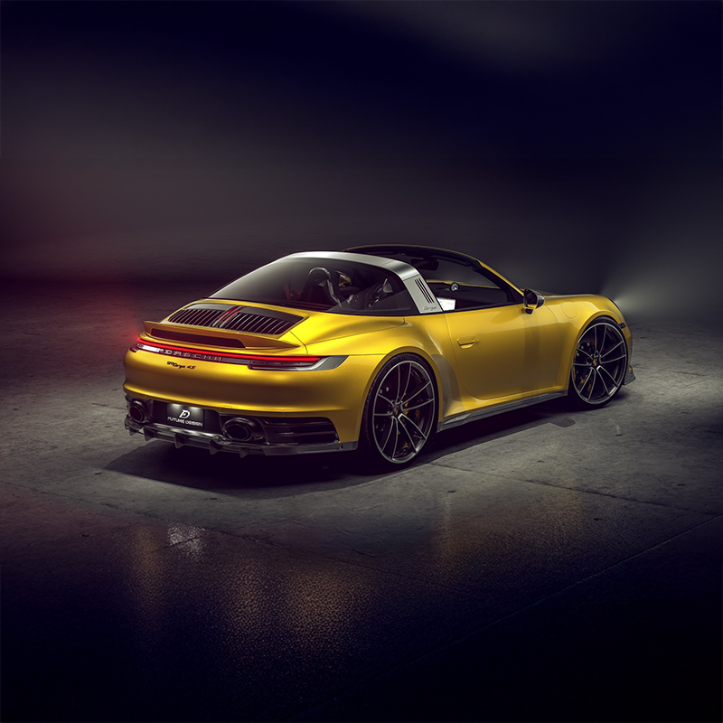 Porsche Carrera/Targa/Convertible 911 (992.1) Future Design Rear Ducktail Spoiler - Future Design Official Rear Spoiler