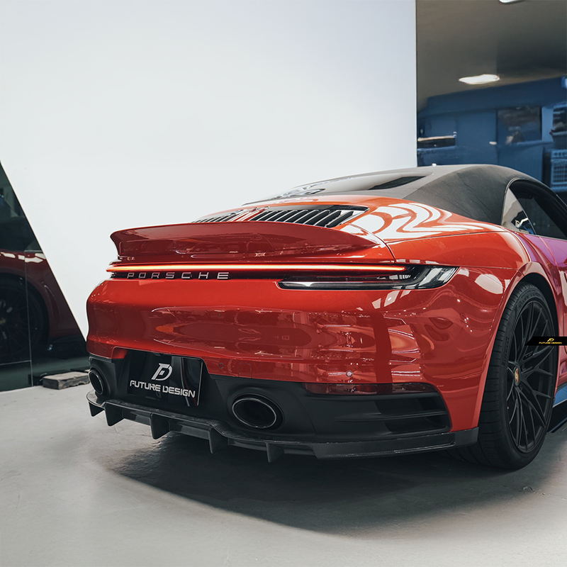 Porsche Carrera/Targa/Convertible 911 (992.1) Future Design Rear Ducktail Spoiler - Future Design Official Rear Spoiler