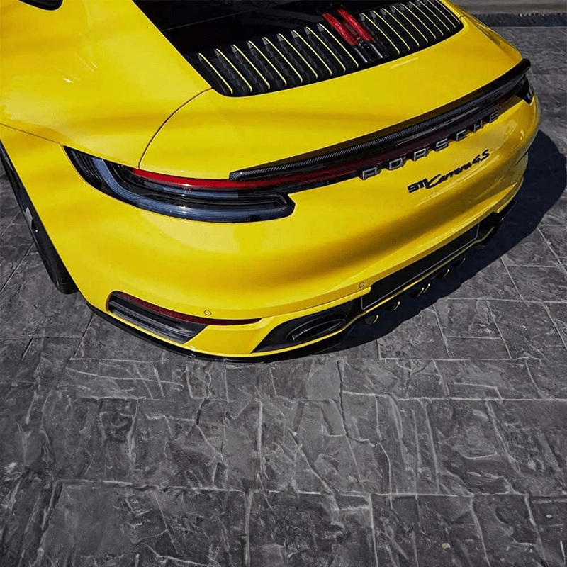 Porsche Carrera/Targa/Convertible (992.1/911) Techart Style Carbon Fibre Rear Spoiler - Twenty Two Tuning Rear Spoiler